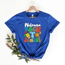 welcome back to school shirt, back to school shirt, teacher life shirt, preschool shi