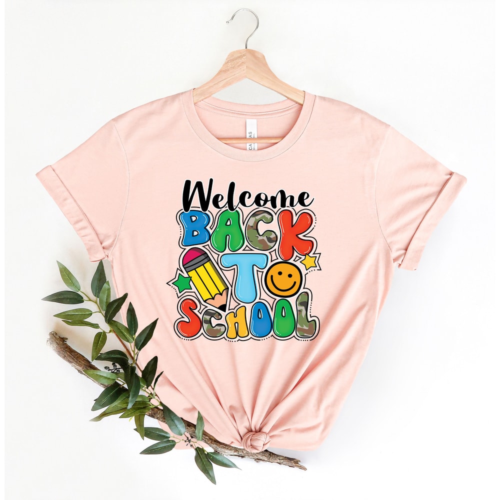 Welcome Back To School Shirt, Back To School Shirt, Teacher Life Shirt, Preschool Shirt, Inspirational Shirt, Student Shirt - 2.jpg