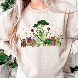 zelda korok shirt, lineart korok shirt, tri force shirt, hylian shirt, korok zelda plant shirt, flora of hyrule shirt, b