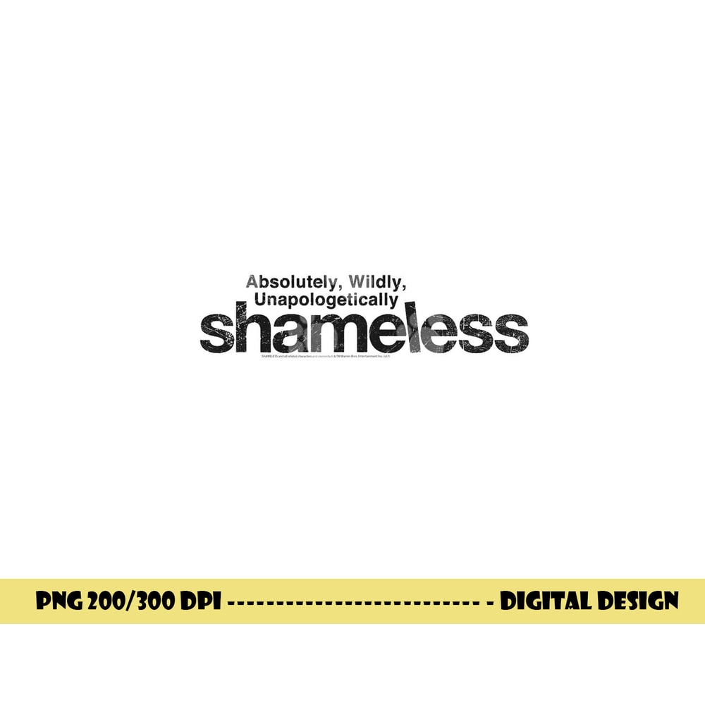 Shameless Logo png, sublimation .jpg