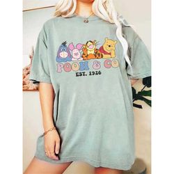 retro pooh and co est 1926 shirt, vintage winnie the pooh shirt, pooh tigger piglet and eeyore, pooh birthday shirts, di