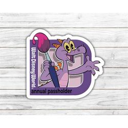walt disney world annual passholder figment epcot magnet
