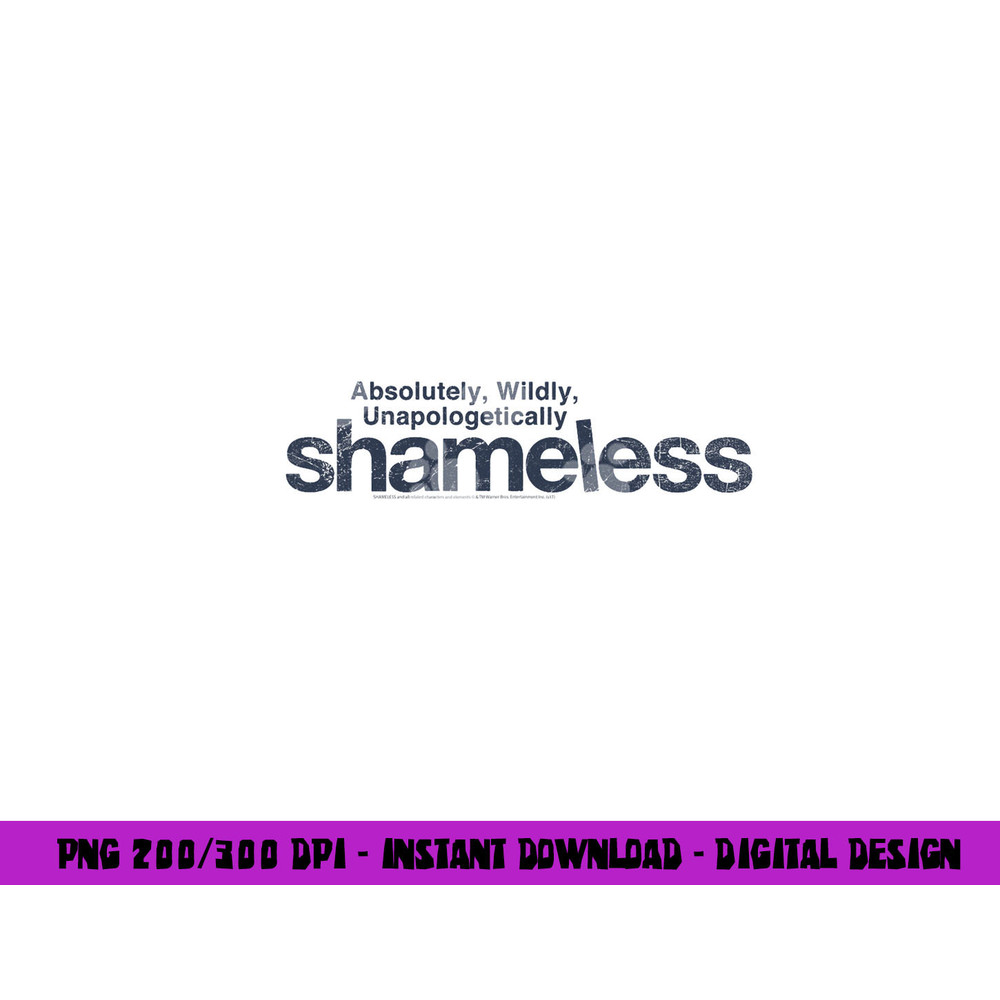 Shameless Logo Blue  png, sublimation .jpg