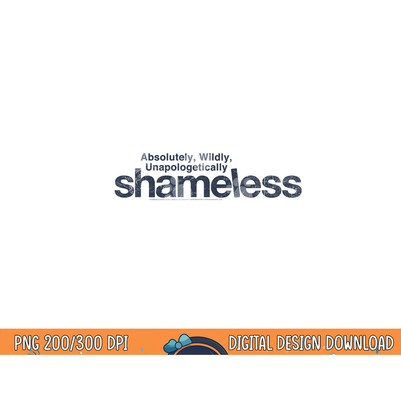 Shameless Logo Blue  png, sublimation .jpg