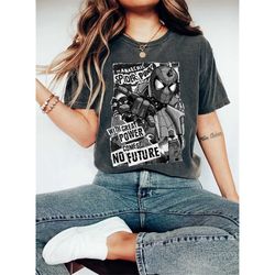 vintage marvel spider punk shirt, spider man across the spider-verse shirt, spider man 2023 shirt, retro spiderman comic