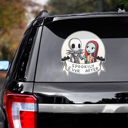 jack skellington sticker, movie decal, movie sticker, character movie car decal, nightmare decal, jack skellington decal