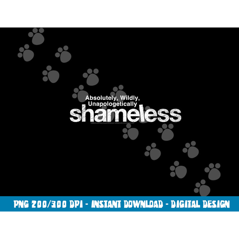 Shameless Logo Red png, sublimation .jpg