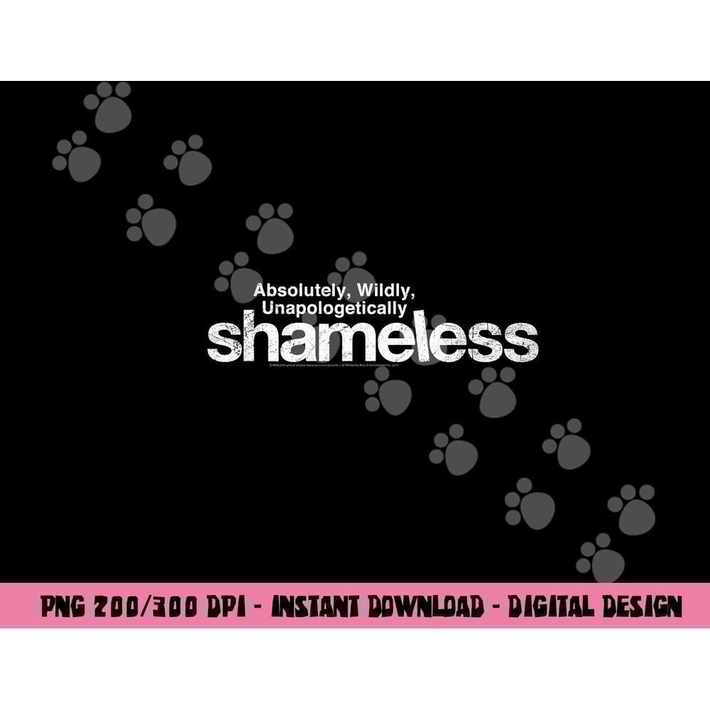 Shameless Logo Red png, sublimation .jpg