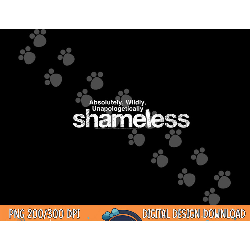 Shameless Logo Red  png, sublimation .jpg