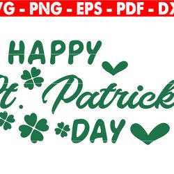 happy st patrics day svg, happy st, patrick's day svg, cut files for cricut, clipart, instant download