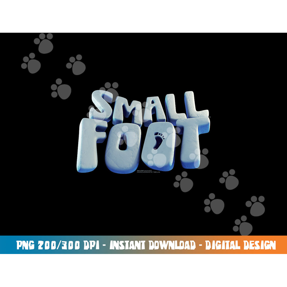 Smallfoot Logo  png, sublimation .jpg