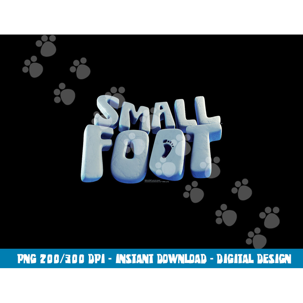 Smallfoot Logo png, sublimation .jpg