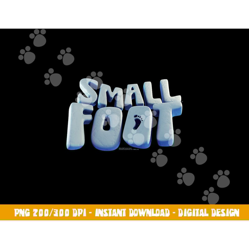 Smallfoot Logo png, sublimation .jpg
