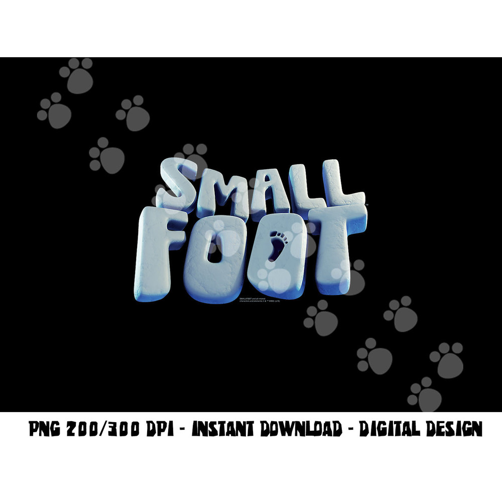 Smallfoot Logo png, sublimation .jpg
