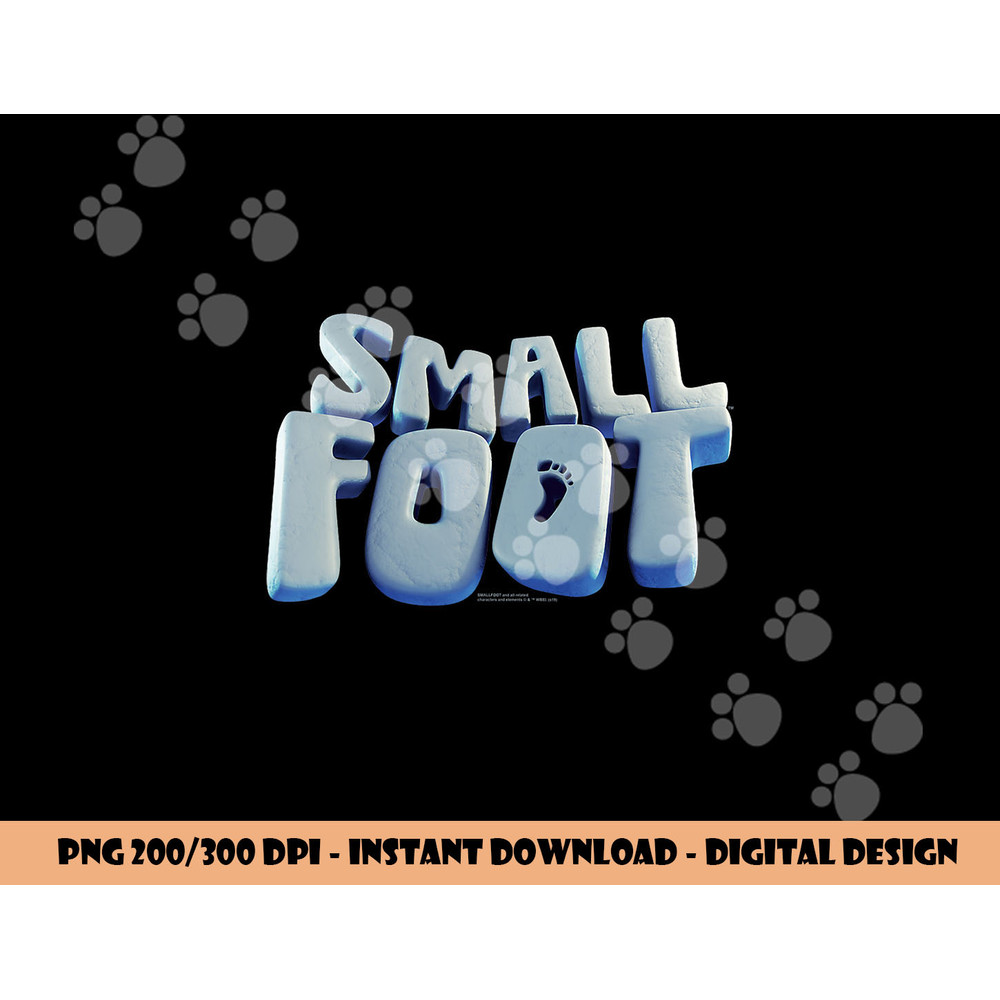 Smallfoot Logo  png, sublimation .jpg