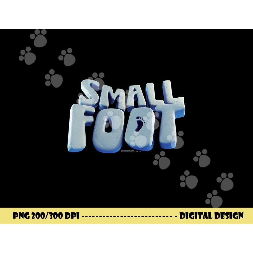 Smallfoot Logo png, sublimation .jpg