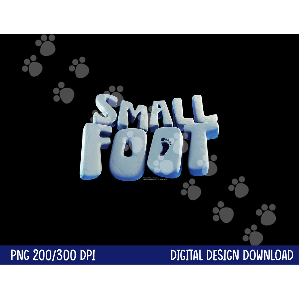 Smallfoot Logo png, sublimation .jpg