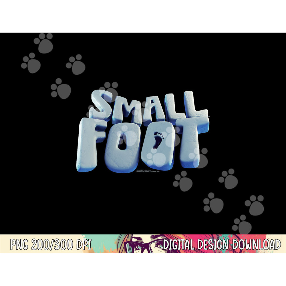 Smallfoot Logo png, sublimation .jpg