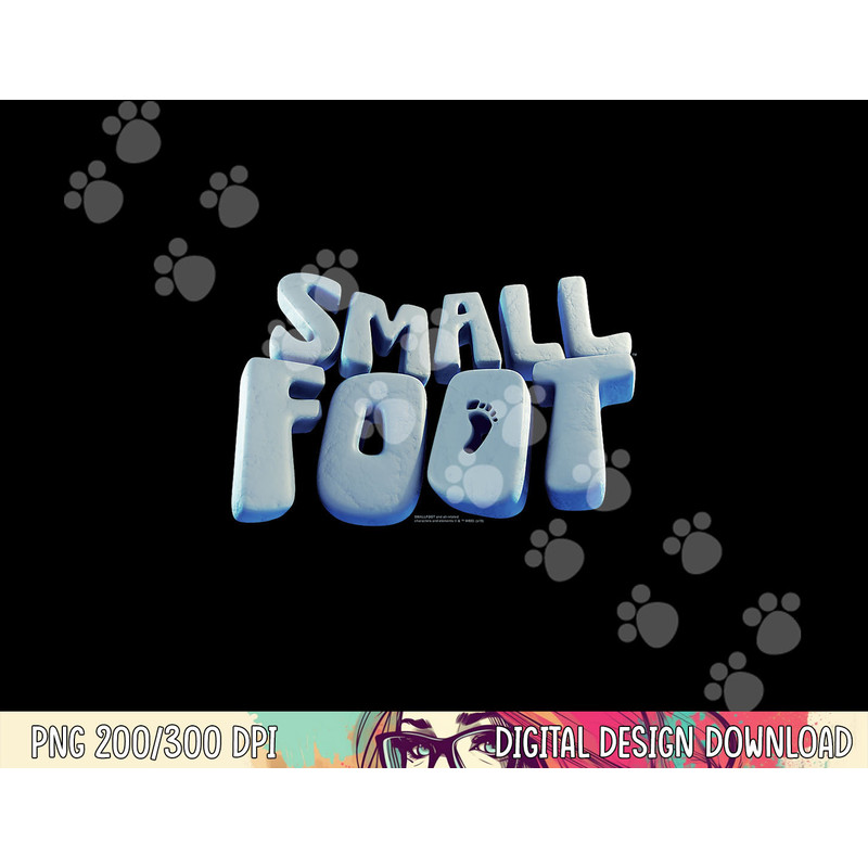 Smallfoot Logo png, sublimation .jpg