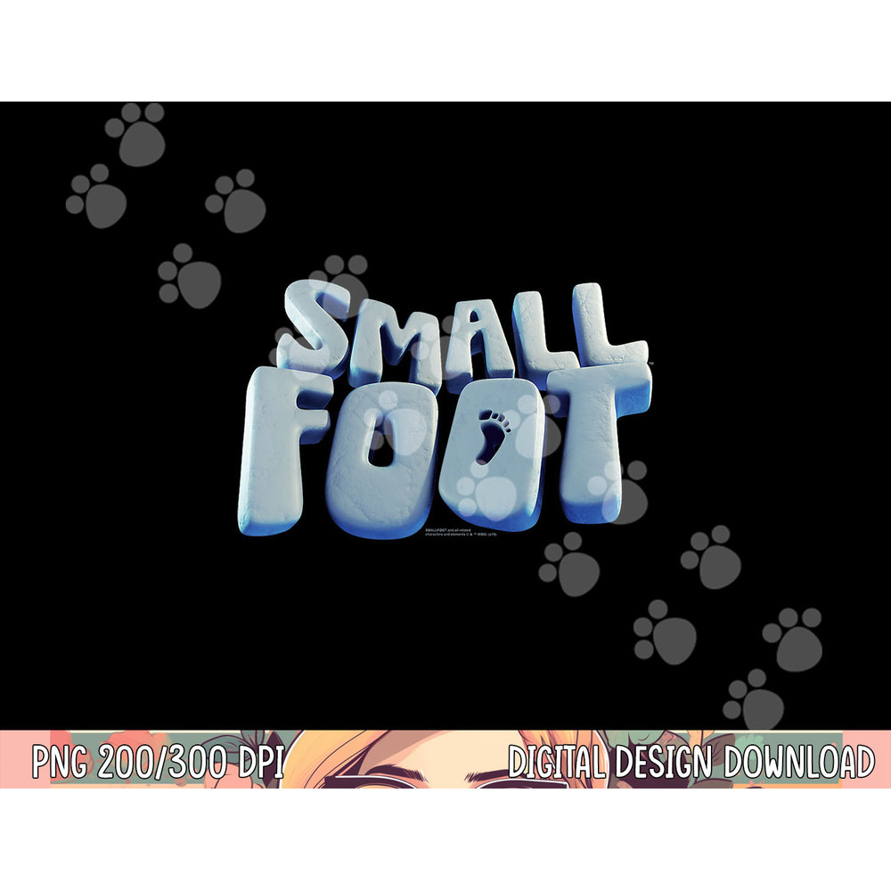 Smallfoot Logo  png, sublimation .jpg