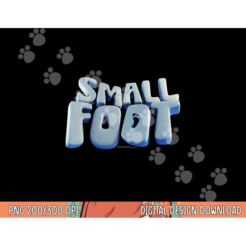 Smallfoot Logo png, sublimation .jpg