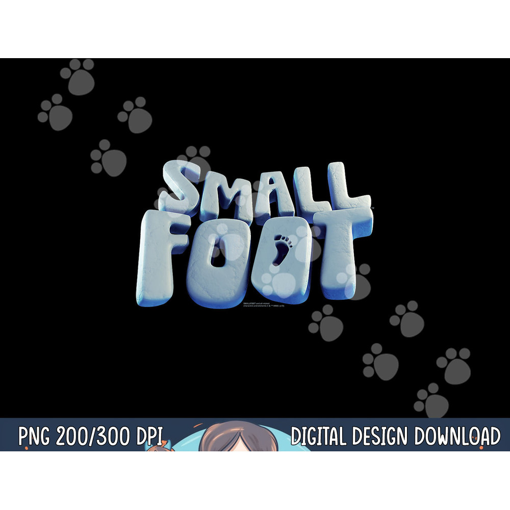 Smallfoot Logo png, sublimation .jpg