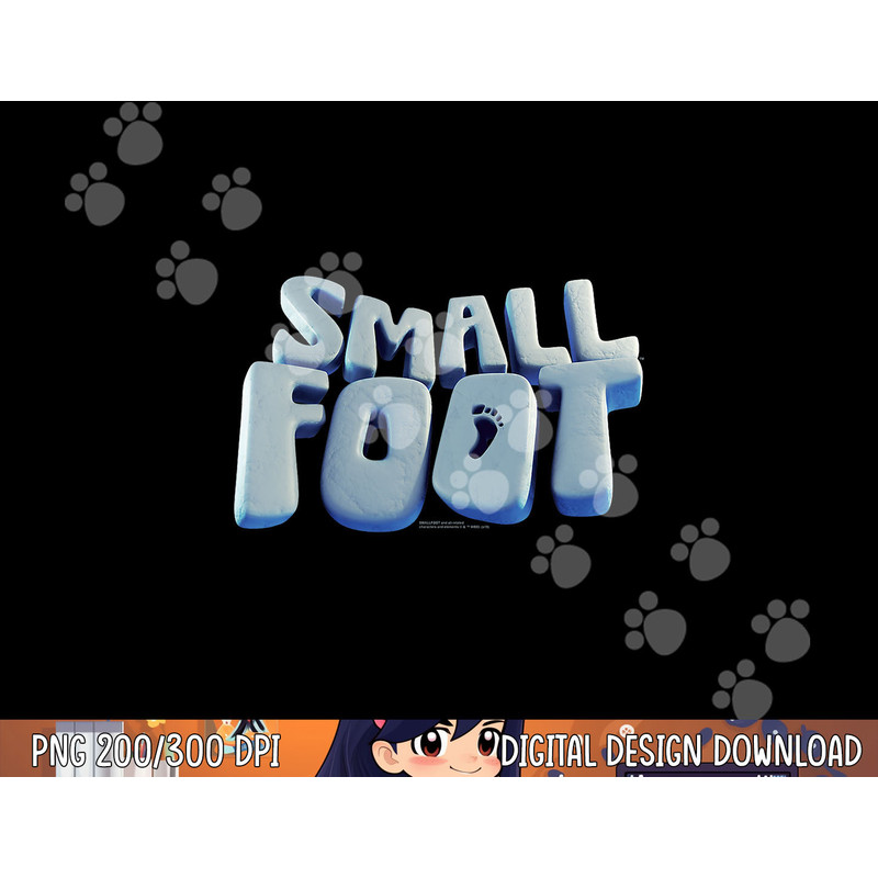 Smallfoot Logo png, sublimation .jpg
