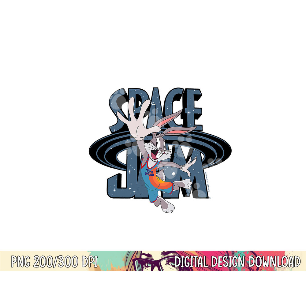 Space Jam Bugs png, sublimation .jpg