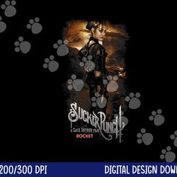 sucker punch rocket poster  png, sublimation