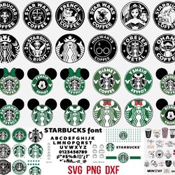 Starbucks Wrap disney coffe24oz SVG, Starbucks Wrap svg bundle, png