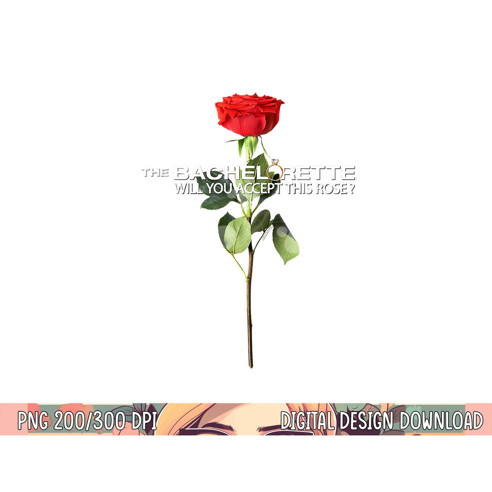 The Bachelorette Rose T Shirt png, sublimation .jpg