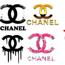 chanel logo png, fashion brand png, luxury brand png