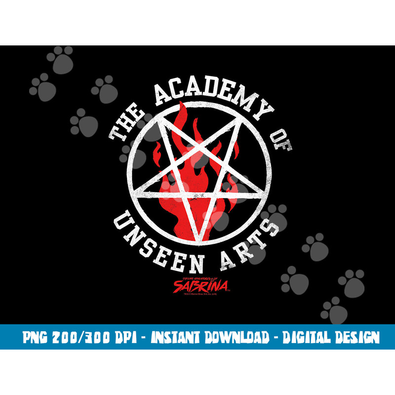 The Chilling Adventures of Sabrina Academy of Unseen Arts png, sublimation .jpg