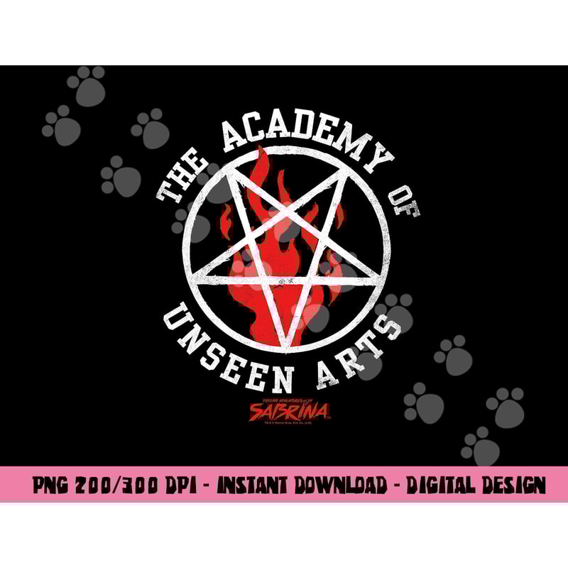 The Chilling Adventures of Sabrina Academy of Unseen Arts png, sublimation .jpg