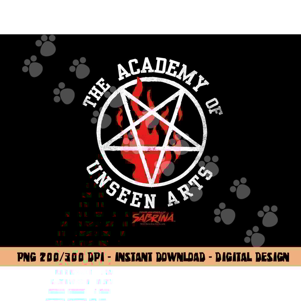 The Chilling Adventures of Sabrina Academy of Unseen Arts png, sublimation .jpg