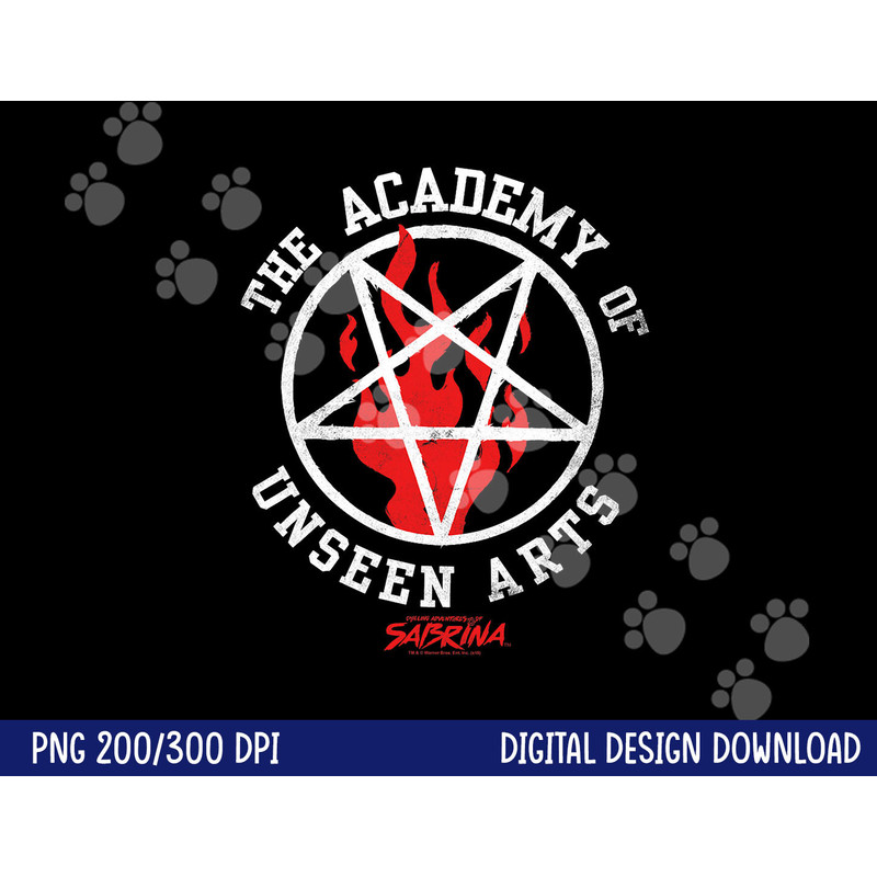 The Chilling Adventures of Sabrina Academy of Unseen Arts png, sublimation .jpg