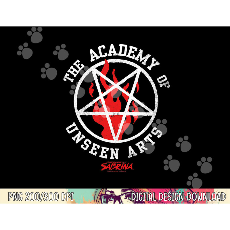 The Chilling Adventures of Sabrina Academy of Unseen Arts png, sublimation .jpg
