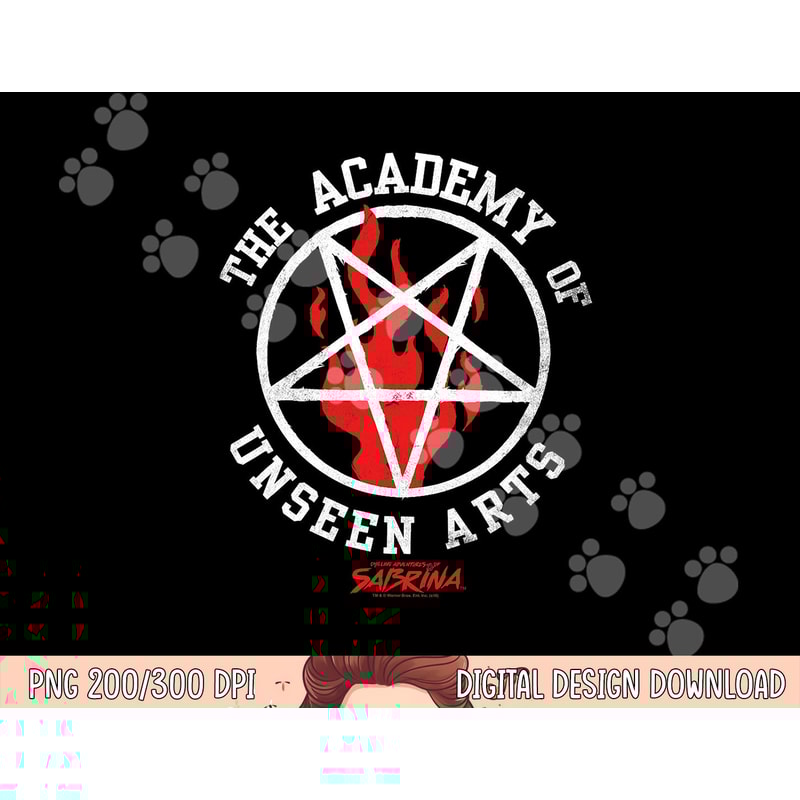 The Chilling Adventures of Sabrina Academy of Unseen Arts png, sublimation .jpg