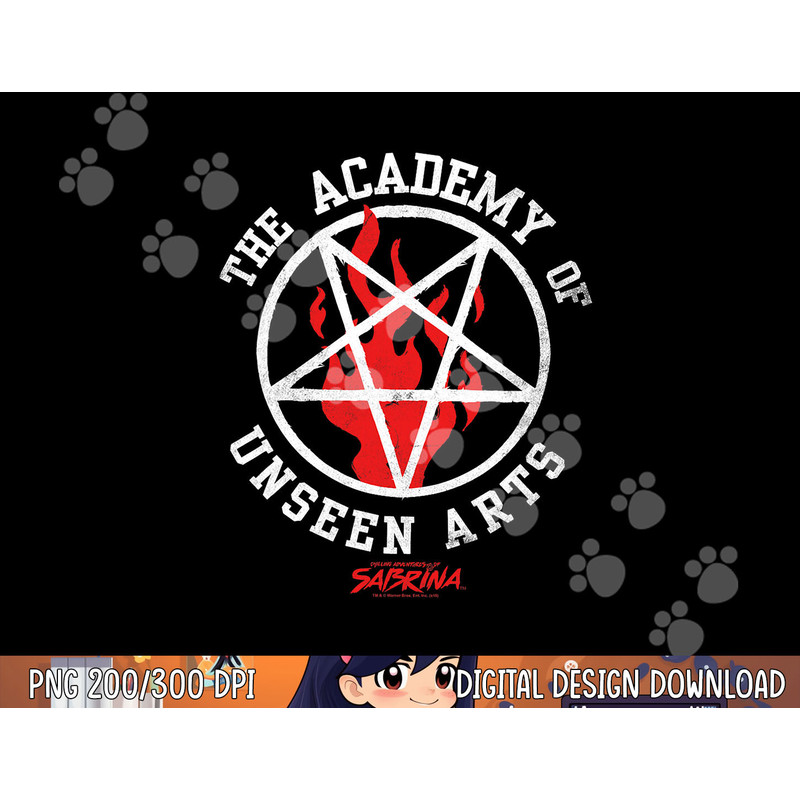 The Chilling Adventures of Sabrina Academy of Unseen Arts png, sublimation .jpg
