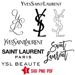 saint laurent logo svg 02, fashion brand svg, luxury brand svg, png