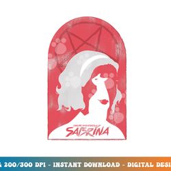 the chilling adventures of sabrina and salem  png, sublimation