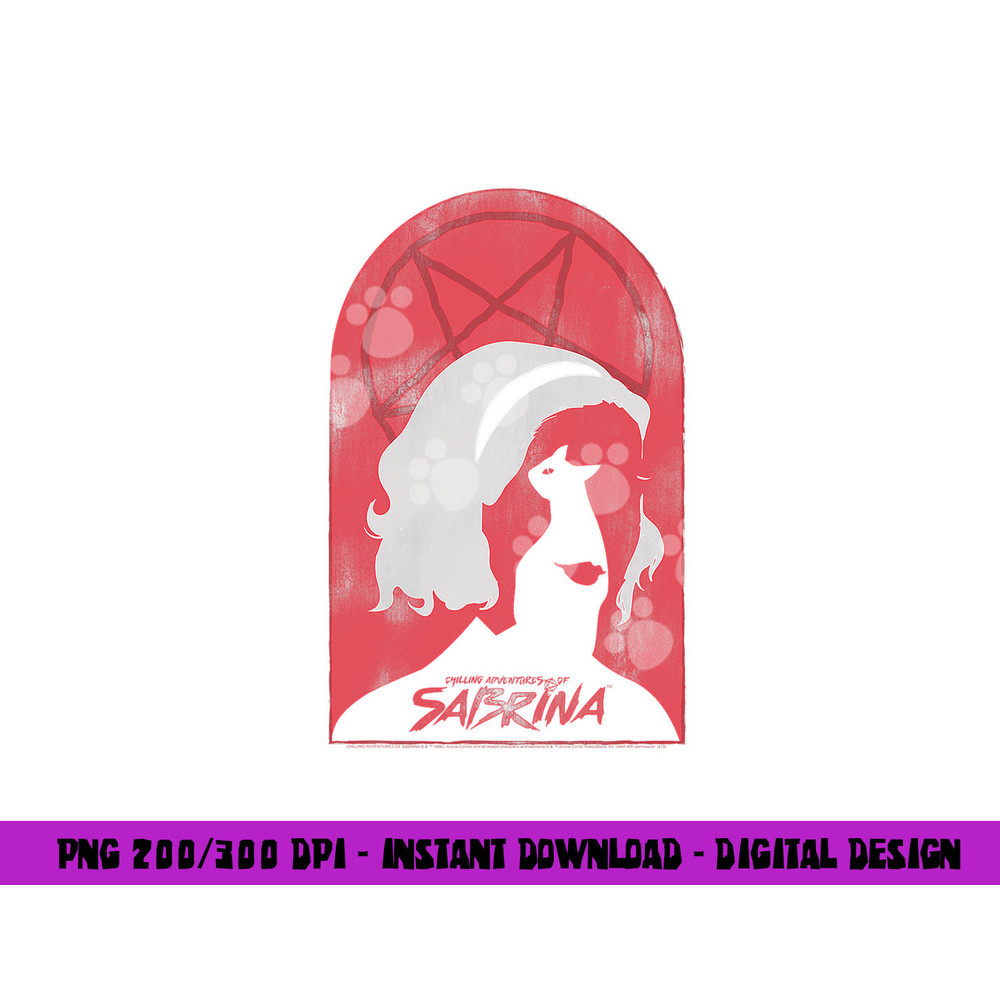 The Chilling Adventures of Sabrina and Salem  png, sublimation .jpg