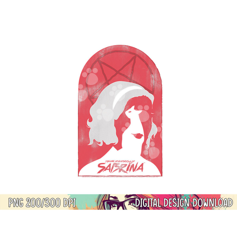 The Chilling Adventures of Sabrina and Salem png, sublimation .jpg