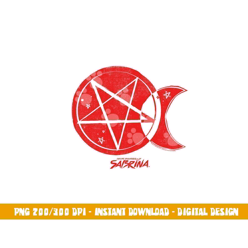 The Chilling Adventures of Sabrina Dark Moon png, sublimation .jpg