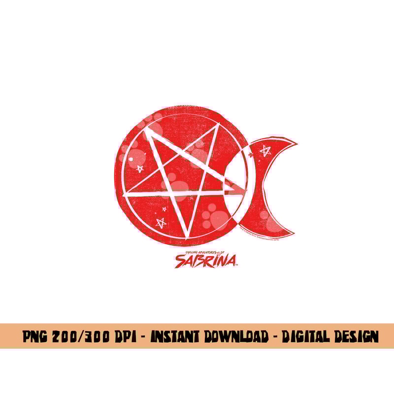 The Chilling Adventures of Sabrina Dark Moon png, sublimation .jpg