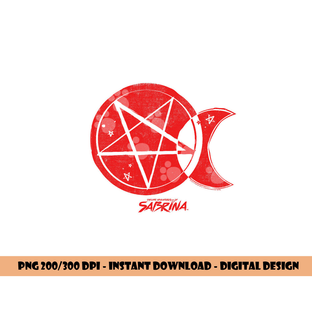The Chilling Adventures of Sabrina Dark Moon  png, sublimation .jpg