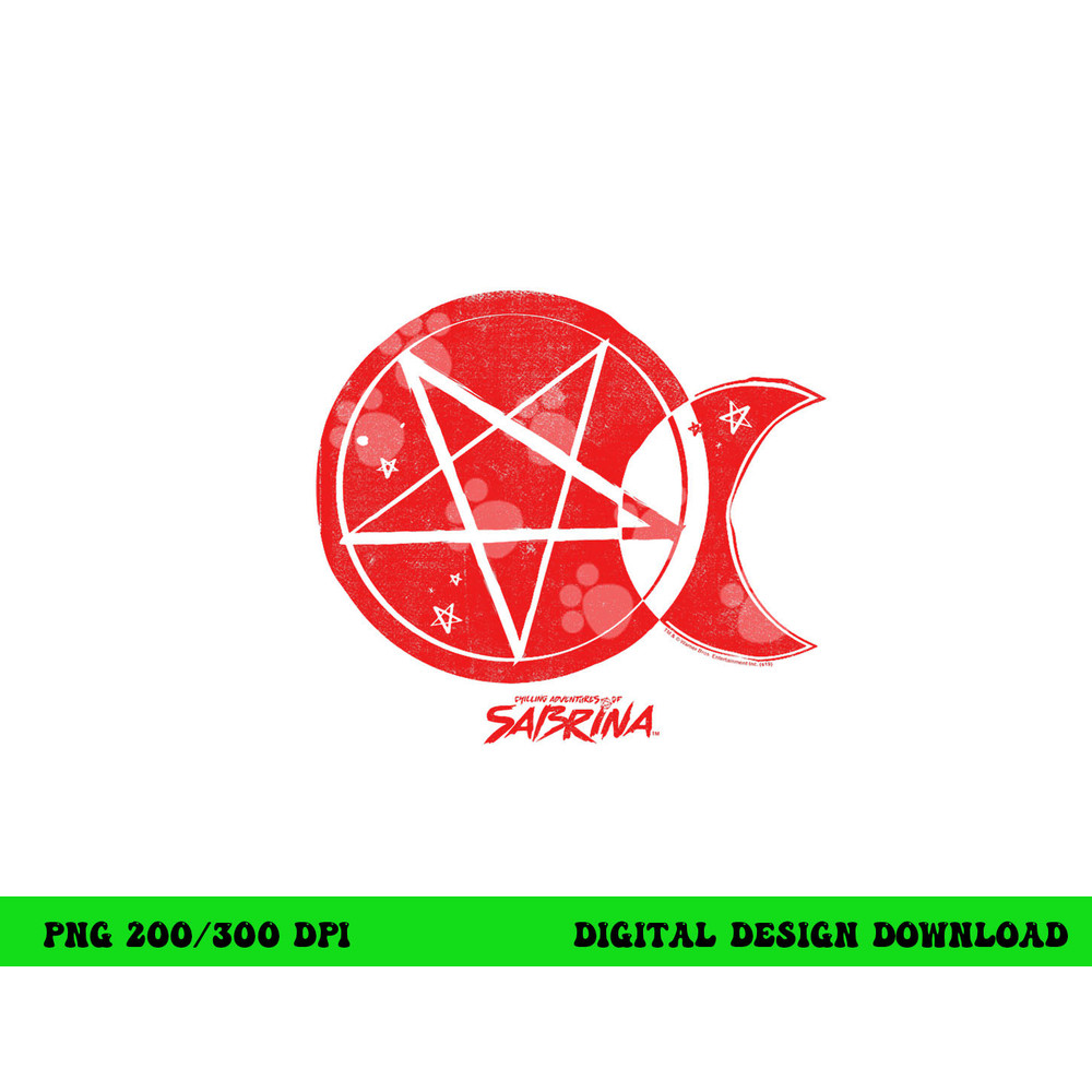 The Chilling Adventures of Sabrina Dark Moon  png, sublimation .jpg