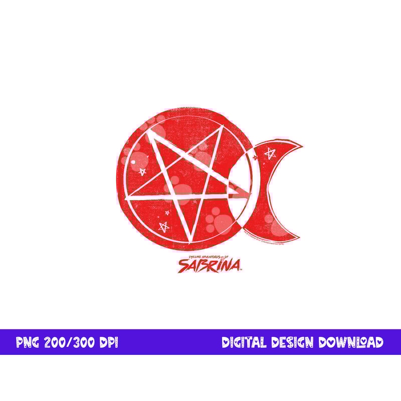 The Chilling Adventures of Sabrina Dark Moon png, sublimation .jpg