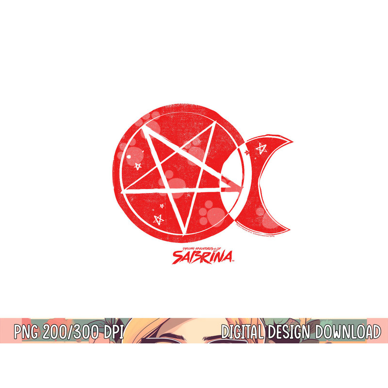 The Chilling Adventures of Sabrina Dark Moon png, sublimation .jpg
