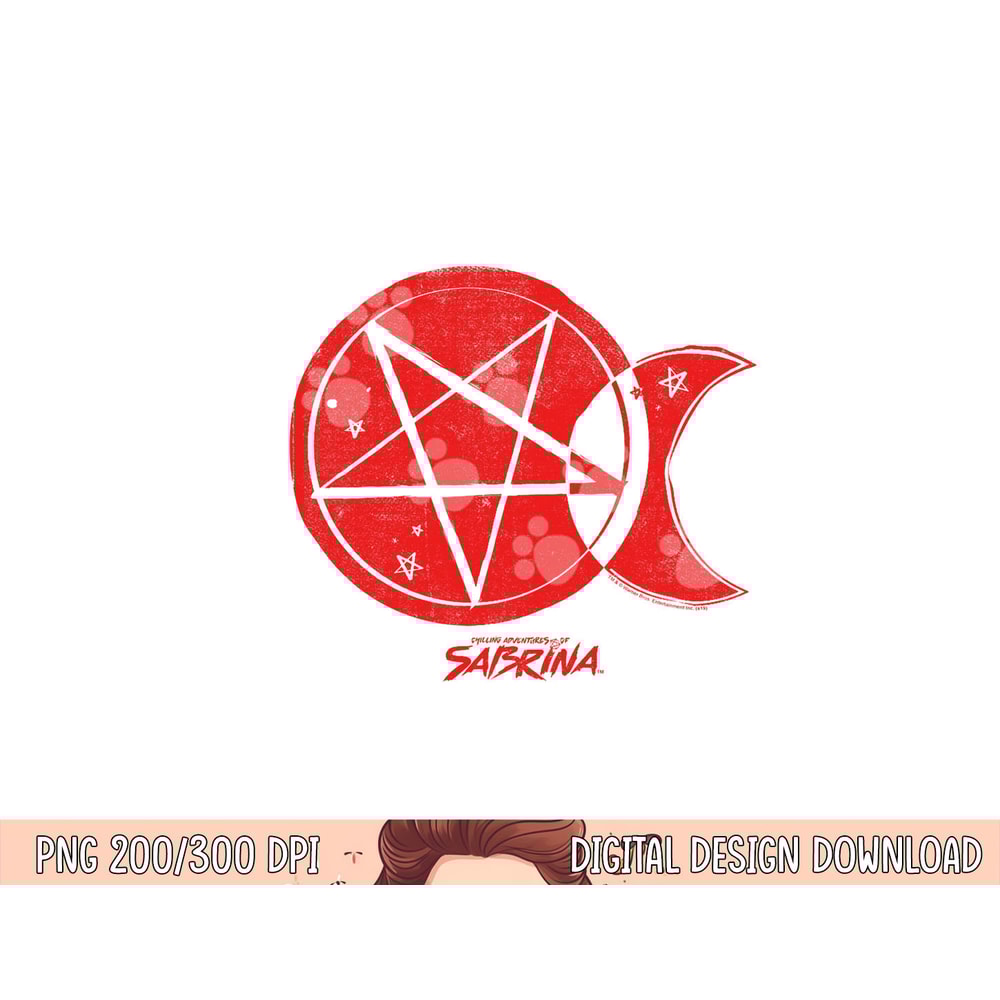 The Chilling Adventures of Sabrina Dark Moon png, sublimation .jpg
